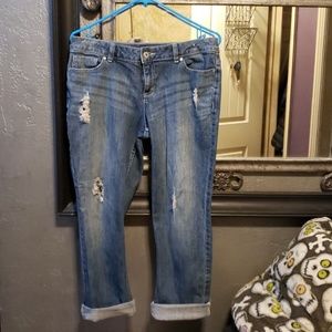 Simply Vera Vera Wang Straight Denim Capris